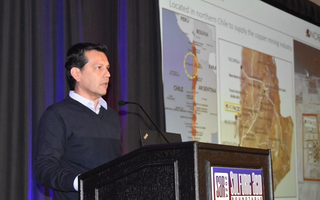 Cristian Roempler, gerente de operaciones de NORACID, participó en la «Acid Sulfuric Roundtable 2024» realizada en Orlando, Florida